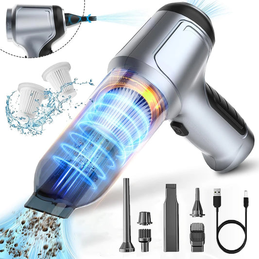 95000PA Wireless Car Vacuum Cleaner | High-Power Handheld Mini Blower