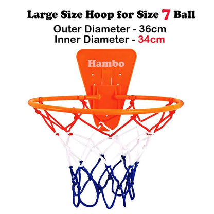 Silent Basketball – Size 7 (29.5") / Size 5 – Airless Foam Ball for Quiet Indoor Dribbling & Training with Grooved Design