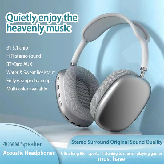 P9 Wireless Noise Cancelling Headphones with Mic